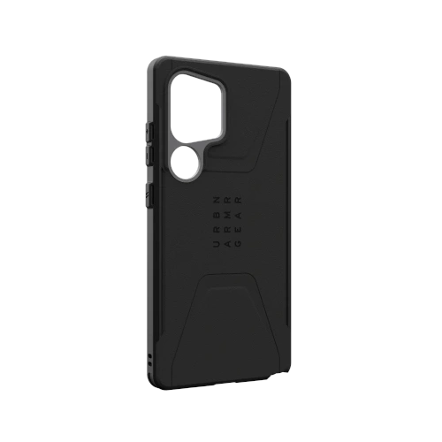 Etui UAG Urban Armor Gear Civilian Pro w kolorze czarnym, idealne dla Samsung Galaxy S25 Ultra 5G.