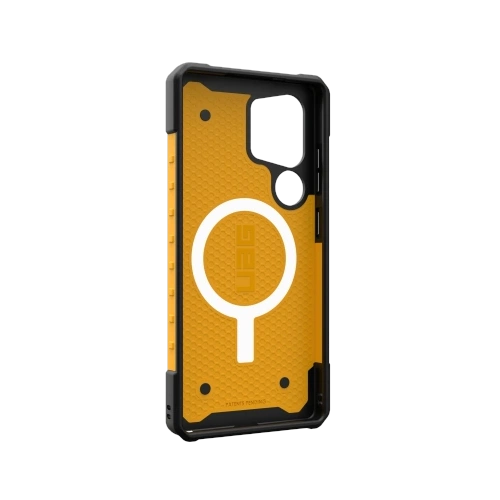 Etui UAG zamontowane na telefonie Samsung Galaxy S25 Ultra 5G, prezentujące elegancki design.