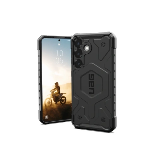 Etui UAG na telefonie, pokazujące precyzyjne wycięcia na porty i przyciski.