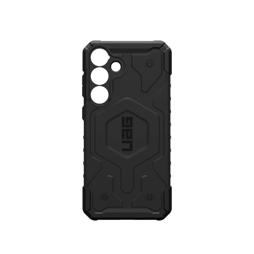 Etui UAG Pathfinder w kolorze czarnym, idealnie dopasowane do Samsung Galaxy S25+ Plus 5G.