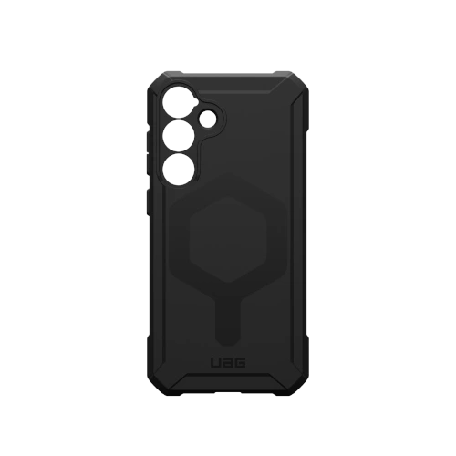 Etui UAG Urban Armor Gear w kolorze czarnym, idealnie dopasowane do Samsung Galaxy S25+ Plus 5G.
