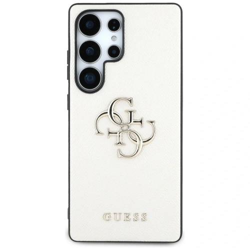 Etui Guess Grained Big 4G Logo w hybrydowym materiale, idealne na telefon