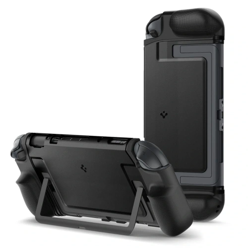 Etui Spigen Dual Grip w kolorze czarnym, idealne do ochrony Nintendo Switch 2.