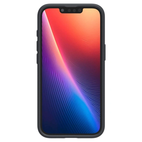 Zbliżenie na etui Spigen z materiału poliuretanowego PU.