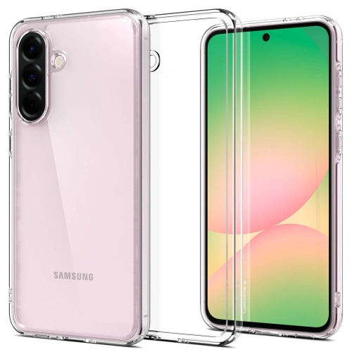 Etui Spigen Ultra Hybrid w przezroczystym kolorze, idealnie dopasowane do Samsung Galaxy A56 5G.