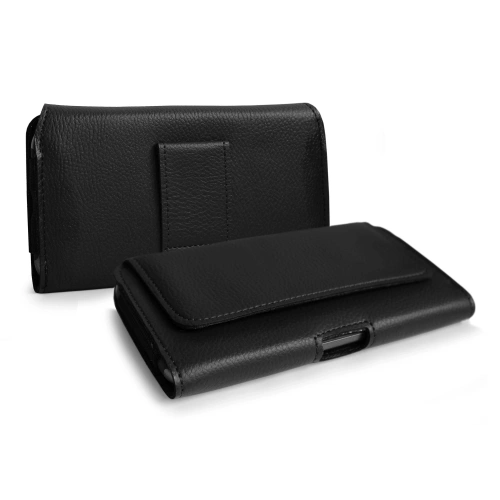 LURESKO HEL S Eco belt case for phone 131x62x12mm (black ribbed black thread)