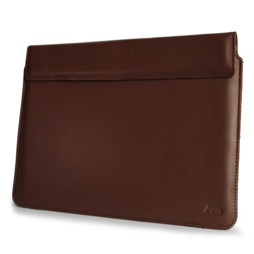 Leather case LURESKO CLAYER XL+ for tablet 290 x 212 x 9mm (smooth brown)