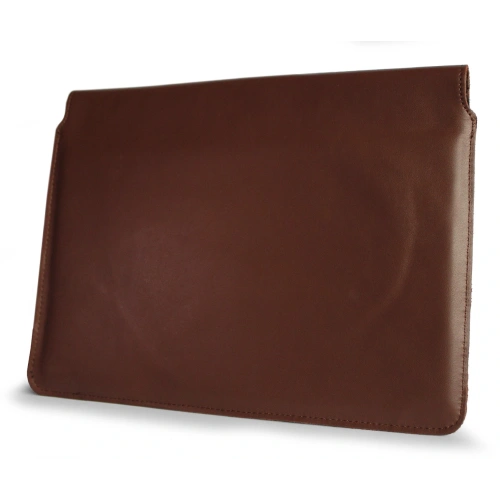 Leather case LURESKO CLAYER XL+ for tablet 290 x 212 x 9mm (smooth brown)
