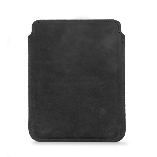 Leather case LURESKO MASTER S for e-book 162x113x9mm (gray vintage)