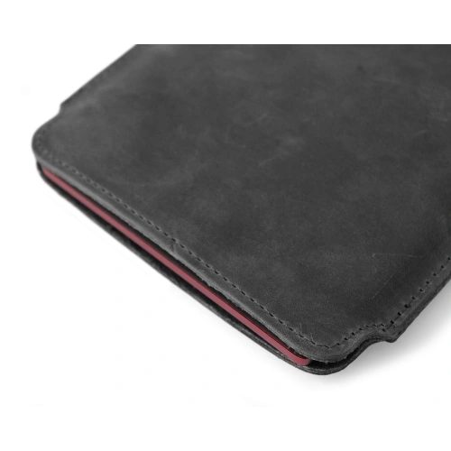 Leather case LURESKO MASTER S for e-book 162x113x9mm (gray vintage)