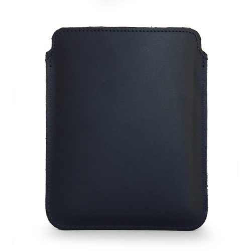Leather case LURESKO MASTER S for e-book 162x113x9mm (navy smooth)