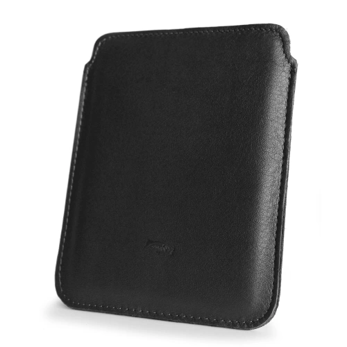 LURESKO MASTER S Leather Case for eBook 162x113x9mm (black smooth black thread)