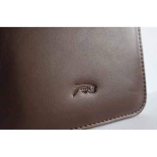 Leather case LURESKO MASTER S for e-book 162x113x9mm (brown smooth)