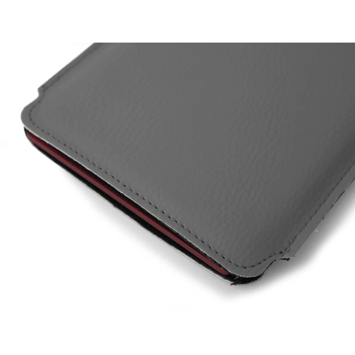 Leather slipcase LURESKO for ebook 162x113x9mm (gray)