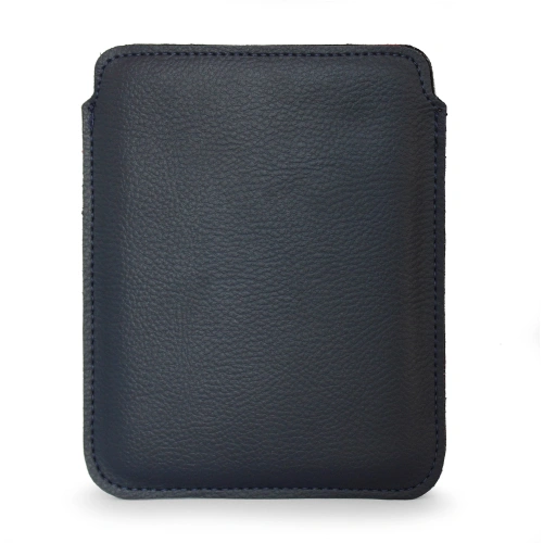 Leather slipcase LURESKO for e-book 162x113x9mm (navy blue)