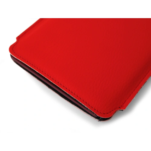 Leather slipcase LURESKO for ebook 177x130x9mm (red) (PAP)