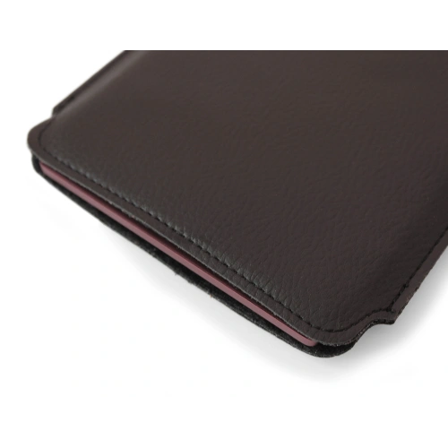 Leather slipcase LURESKO for e-book 198x139x9mm (black) (INK)