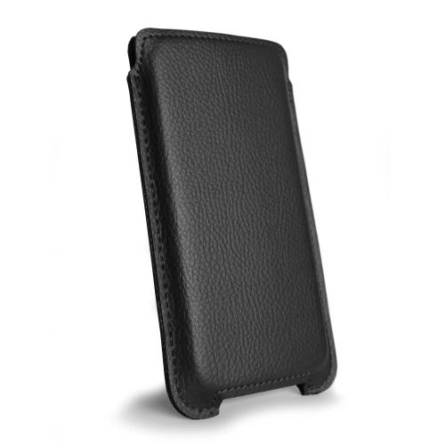 Leather slipcase LURESKO LILNER XXXL for ECO phone (black)