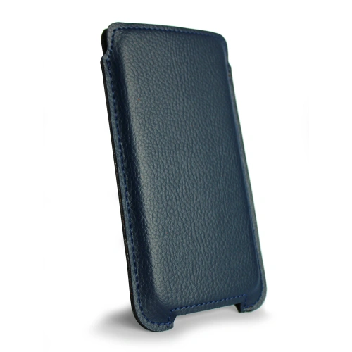 Leather slipcase LURESKO LILNER XXL for ECO phone (blue)