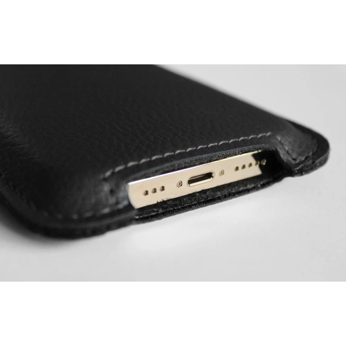 Leather slipcase LURESKO LILNER XXL for ECO phone (black)