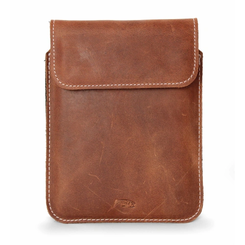 Leather case LURESKO CLAYER S for e-book 162x113x9mm (vintage brown)