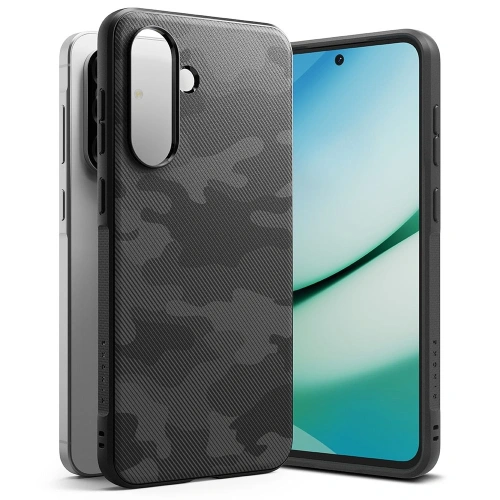 Etui Ringke Onyx w kolorze czarnym, idealnie dopasowane do Samsung Galaxy A36/A56 5G