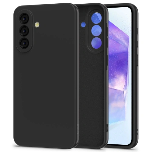 Etui Tech-Protect Icon w kolorze czarnym, idealne do Samsung Galaxy A56 5G.