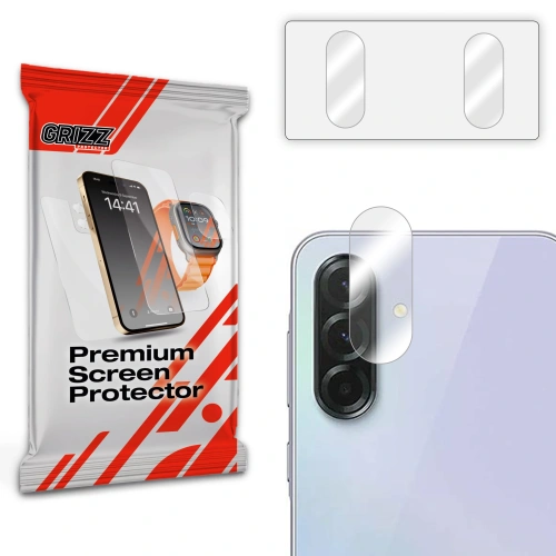 Szkło hybrydowe GrizzGlass na aparat do Samsung Galaxy A36, idealne do ochrony soczewki.