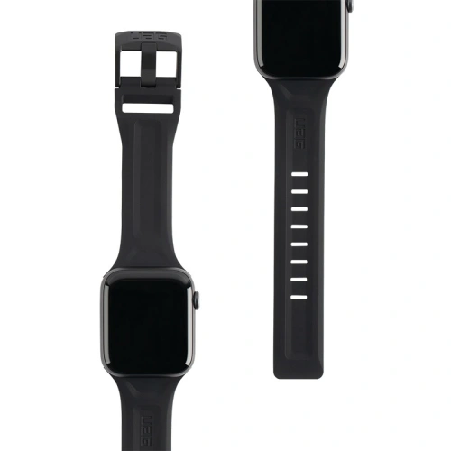 Pasek UAG Urban Armor Gear Scout w kolorze czarnym, dedykowany do Apple Watch 4/5/6/7/SE/8/9/Ultra 44/45/49mm.
