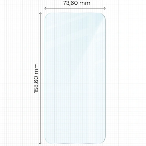 Szkło na ekran BIZON Clear dla Samsung Galaxy A56 5G, zapewniające wysoką przezroczystość.