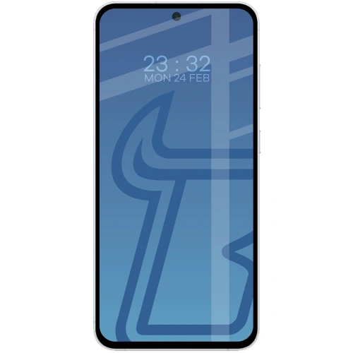 Szkło na ekran Bizon Edge z bliska, ukazujące wysoką przezroczystość.