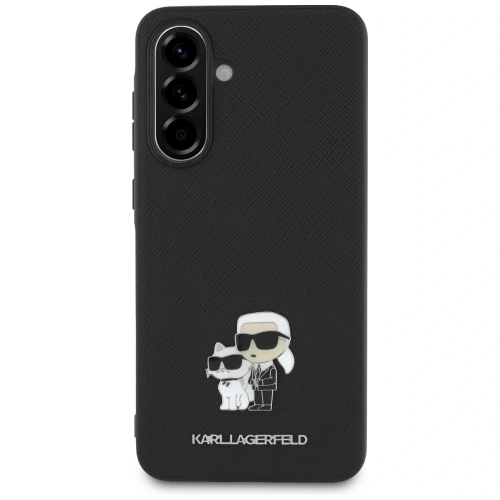 Etui Karl Lagerfeld Saffiano w kolorze czarnym, idealne do Samsung Galaxy A56.
