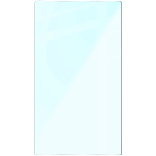 Zbliżenie na szkło hartowane Bizon Glass Tab Clear, ukazujące jego przezroczystość i jakość.