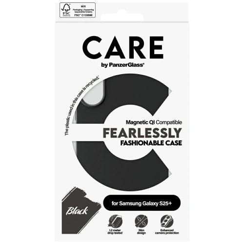 Stylowe opakowanie etui CARE by PanzerGlass, idealne na prezent.