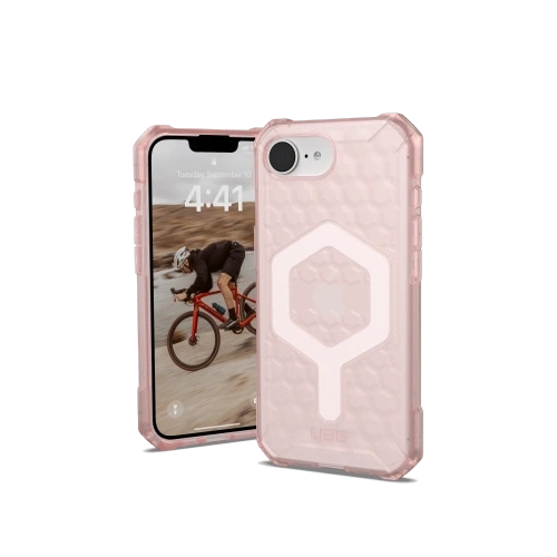 UAG Urban Armor Gear Essential Armor Case in Rosé, ideal für das Apple iPhone 16e.