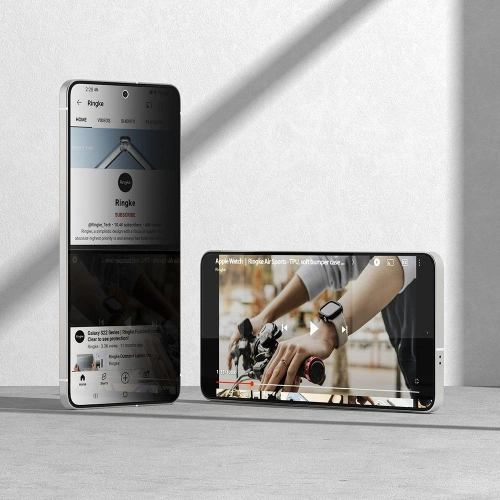 Szkło hartowane Ringke Easy Slide Samsung Galaxy S25 Edge Privacy [2 PACK], widok 3