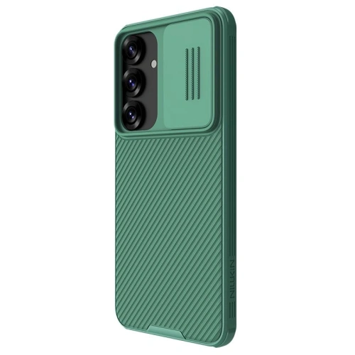 Nillkin Camshield Pro case in green for Samsung Galaxy S25