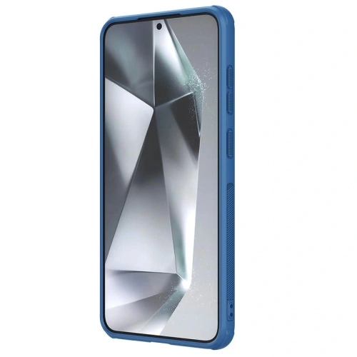Stylish Nillkin case in a blue shade, showcasing modern design.