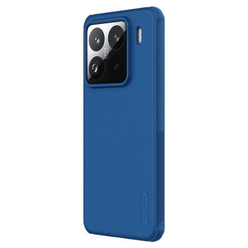 Nillkin Super Frosted Shield Pro case in blue, perfect for Xiaomi 15 Pro.