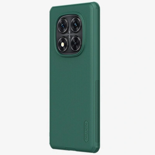 Nillkin Super Frosted Shield Pro case in green, perfect for Xiaomi Redmi Note 14 Pro.