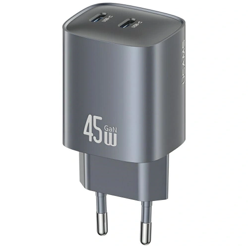 Chargeur USAMS CC305 T66 45W GaN 2xUSB-C pour Samsung Galaxy Z Fold 8 Ultra