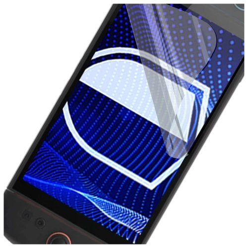 Szkło hybrydowe 3MK FlexibleGlass Pro z bliska, pokazujące jego wytrzymałość na zarysowania.