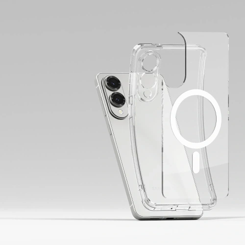 Etui Ringke Fusion w przezroczystym kolorze, eksponujące elegancki design telefonu