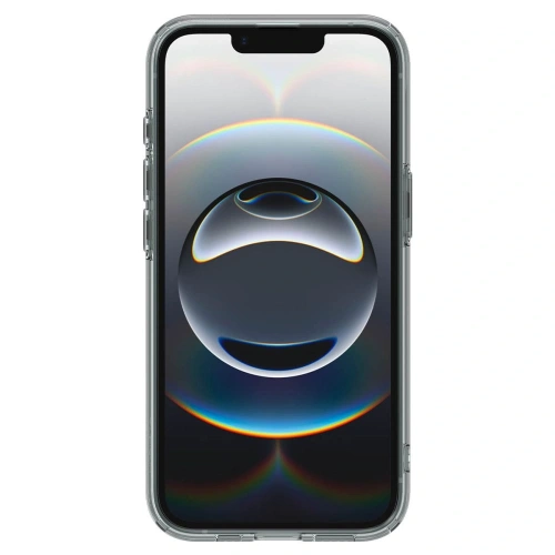 Prim-plan al materialului hibrid al husei Spigen Ultra Hybrid, care oferă protecție.