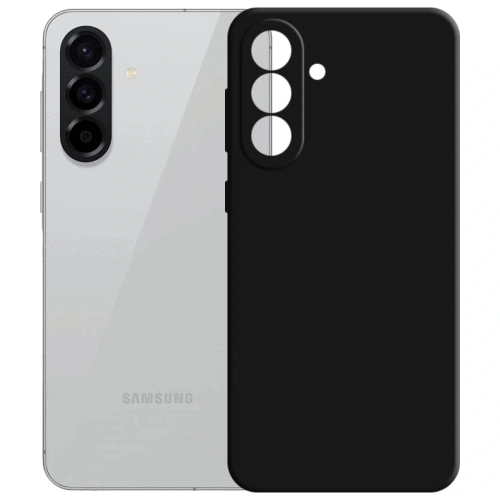 Czarny silikonowy case 3MK, doskonały wyb&oacute;r dla właścicieli Galaxy A56 5G.