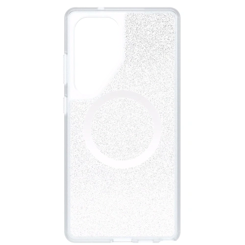 Hybrydowe etui Samsung z przezroczystym wykończeniem, zapewniające elegancki wygląd.