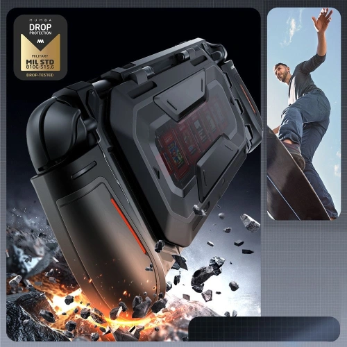 Etui Supcase Titan w czerni, stylowy i funkcjonalny dodatek do Nintendo Switch 2.