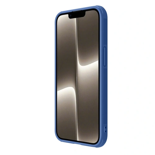 Nillkin Camshield Pro case in use, protecting the iPhone 16e from scratches.