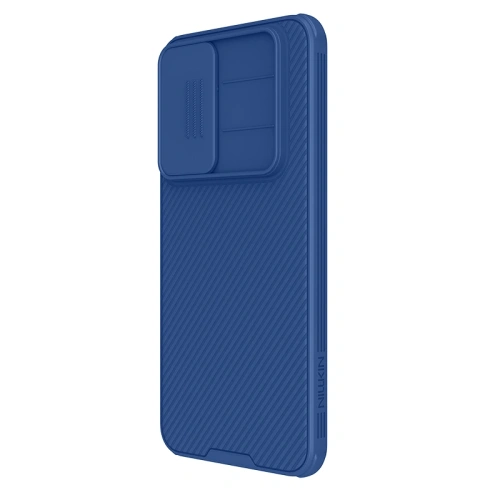 Etui Nillkin Camshield Pro w kolorze niebieskim, idealnie dopasowane do modelu Samsung A56 5G.