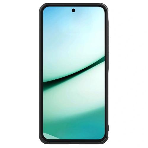 Widok etui Nillkin na telefonie Samsung A36 5G, doskonałe dopasowanie.